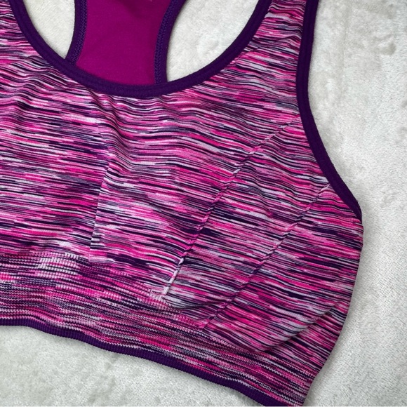 Jockey Pink and Purple Space Dye Sports Bra - Picture 4 of 12